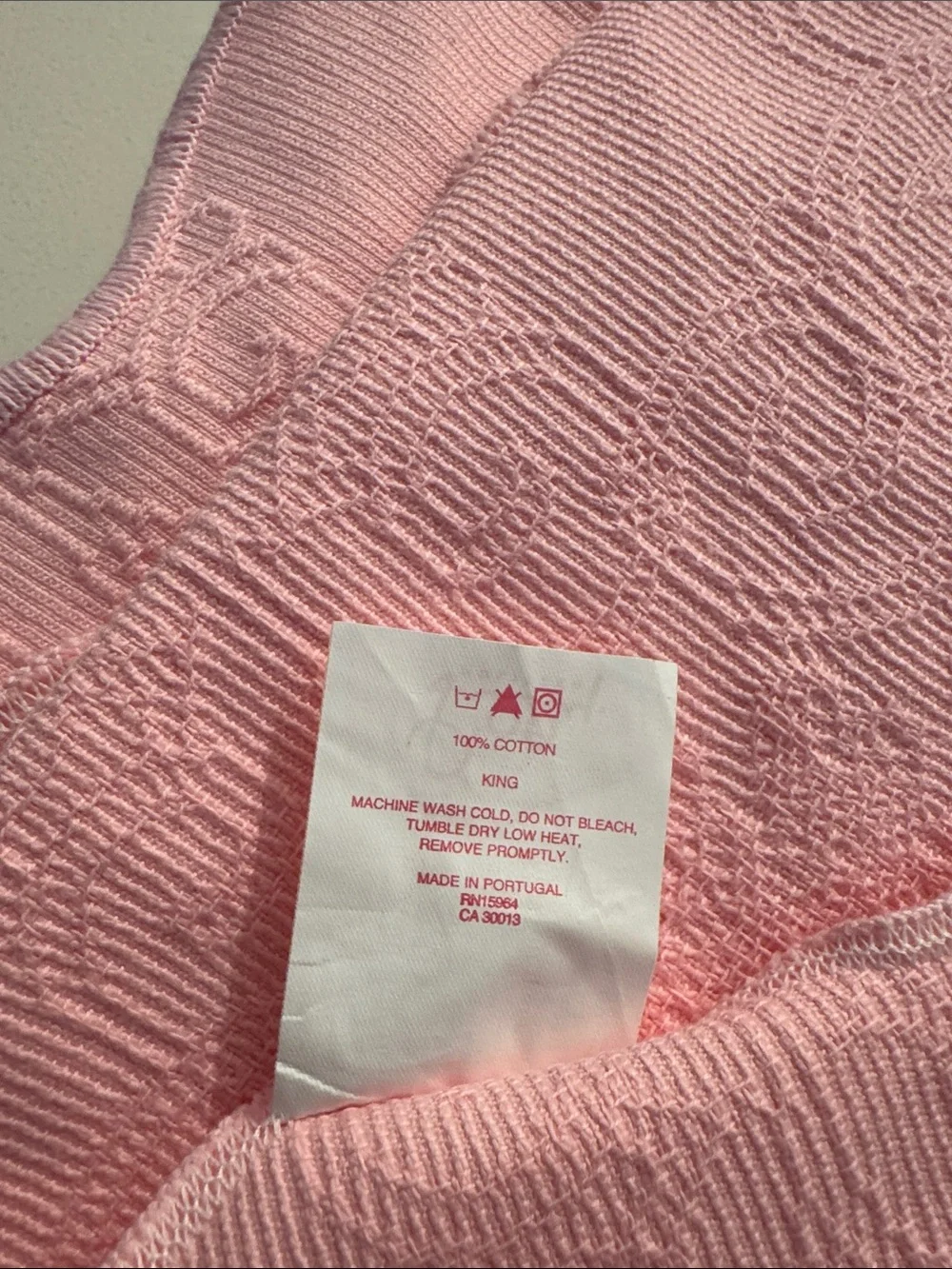 Lilly Pulitzer Pink Scalloped Edge Coverlet